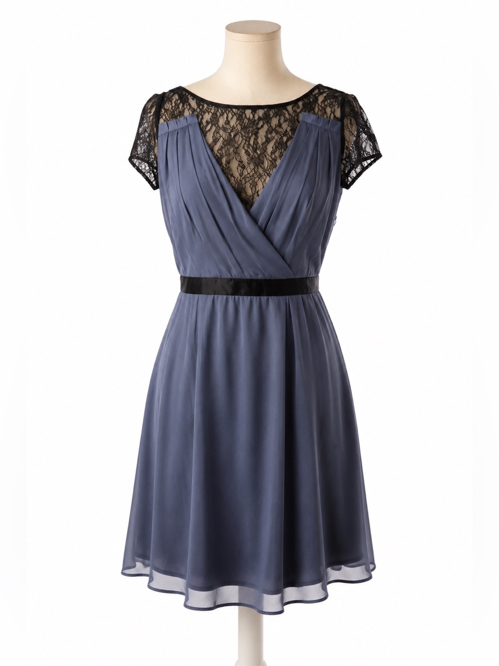 Diane Von Furstenberg DVF Silk Lace Cocktail Dress Size 4 Wedding Guest Elegant